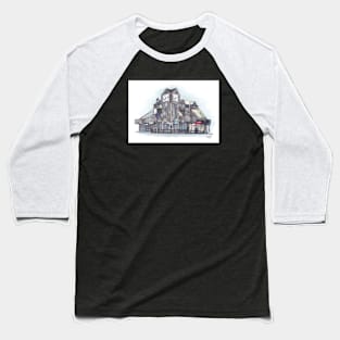 Queenstown Clocktower Building Baseball T-Shirt